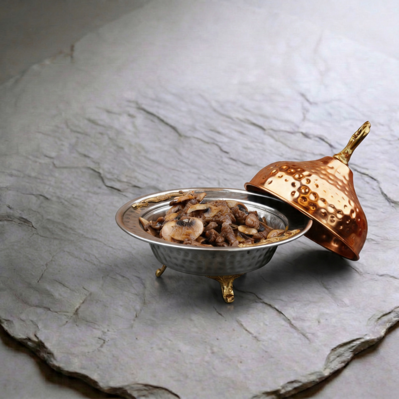 قلاية لحمة بالفطر